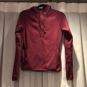 North face hooded sweat shirt